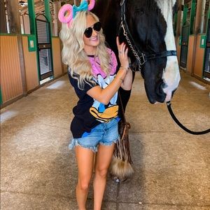 Disney Daisy duck vintage oversized tee shirt